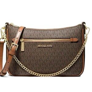 Jet Set Small Logo Chain Crossbody Bag (Like New)